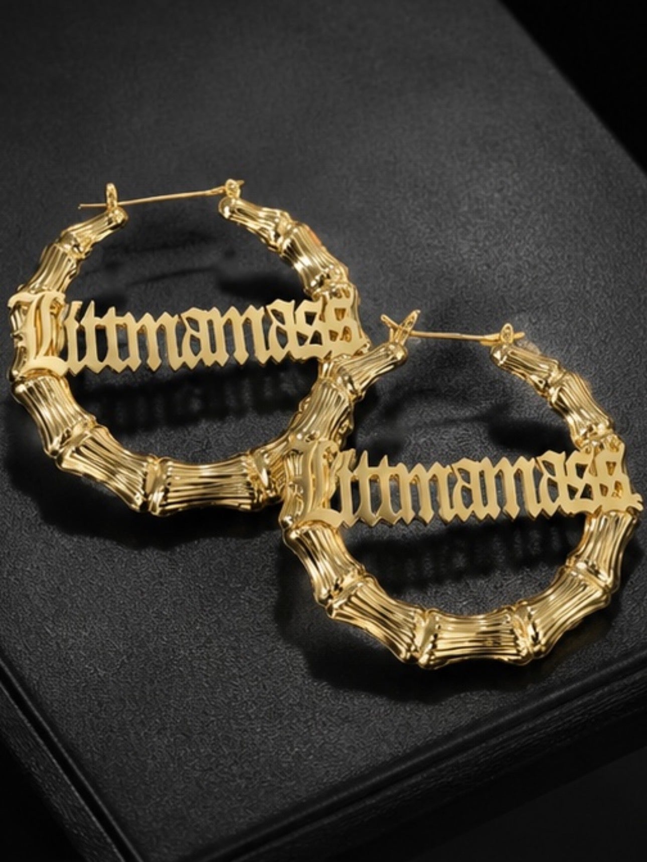 Custom Bamboo Earrings